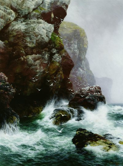La rupe del cacciatore, 1887 da Peter Graham